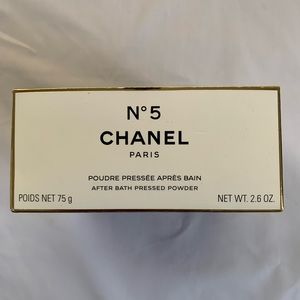 Chanel no5 after bath pressed power 75g